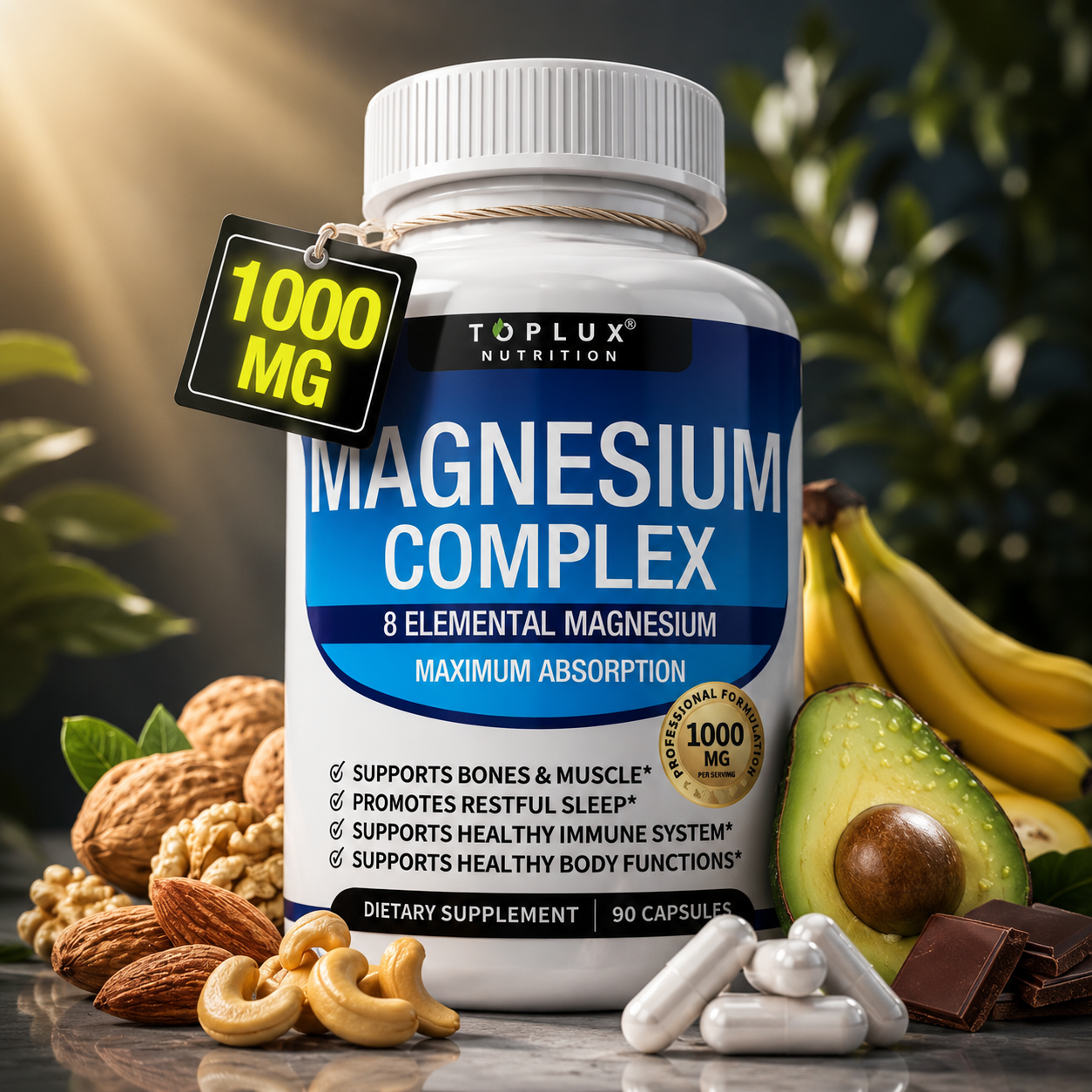 Magnesium Complex 8 Essential Magnesium Supplement Fitness Edible IMMUNITY